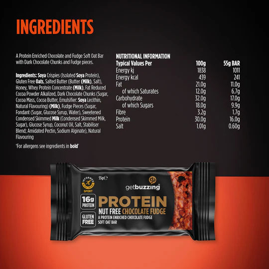 Soft Oat Protein Bar (Chocolate Fudge) 12 x 55g