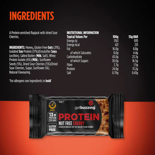 Soft Oat Protein Bar (Cherry) 12 x 55g