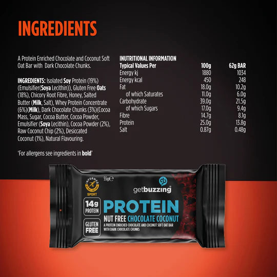 Soft Oat Protein Bar (Chocolate Coconut) 12 x 55g