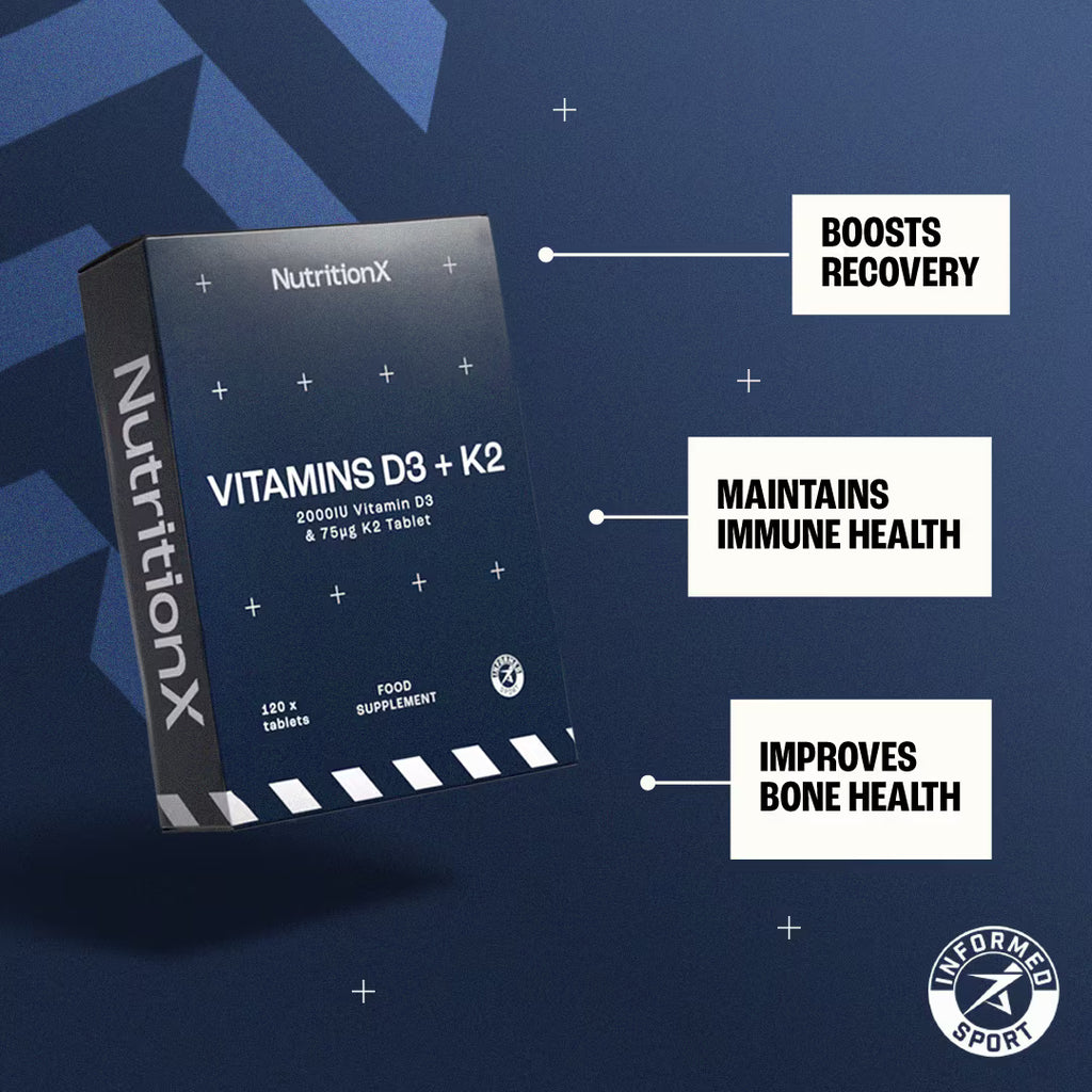 Vitamin D3+K2 (120 Tablets)