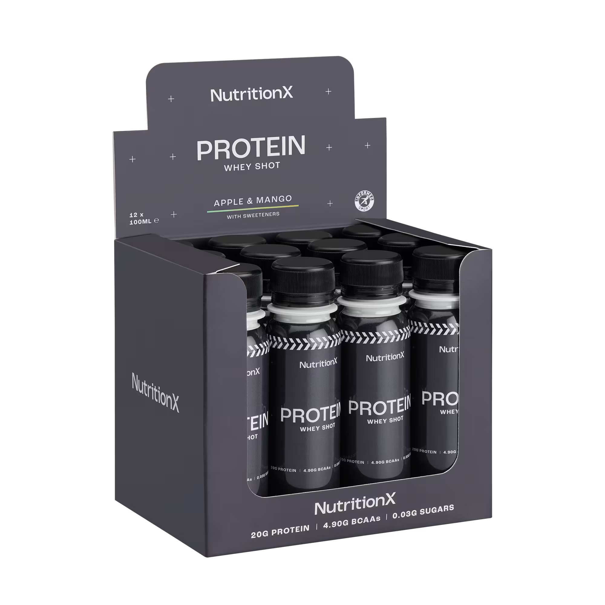 Protein Whey Shots (Berry) 12 x 100ml